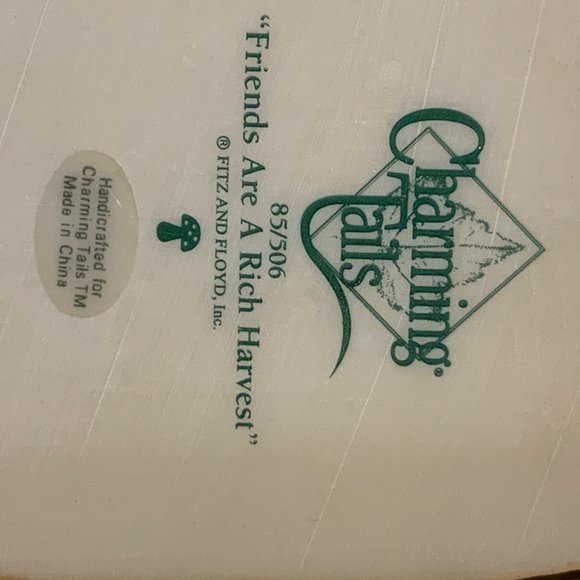 Charming Tails "Friends Are a Rich Harvest" - 85/506 - 2002 - Mouse & Rabbit - Picture 9 of 12